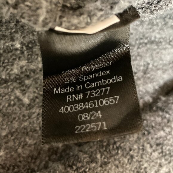 Women's Size M Simply Vera Vera Wang Directional Rib Pullover Sweater Gray NEW - Picture 9 of 16